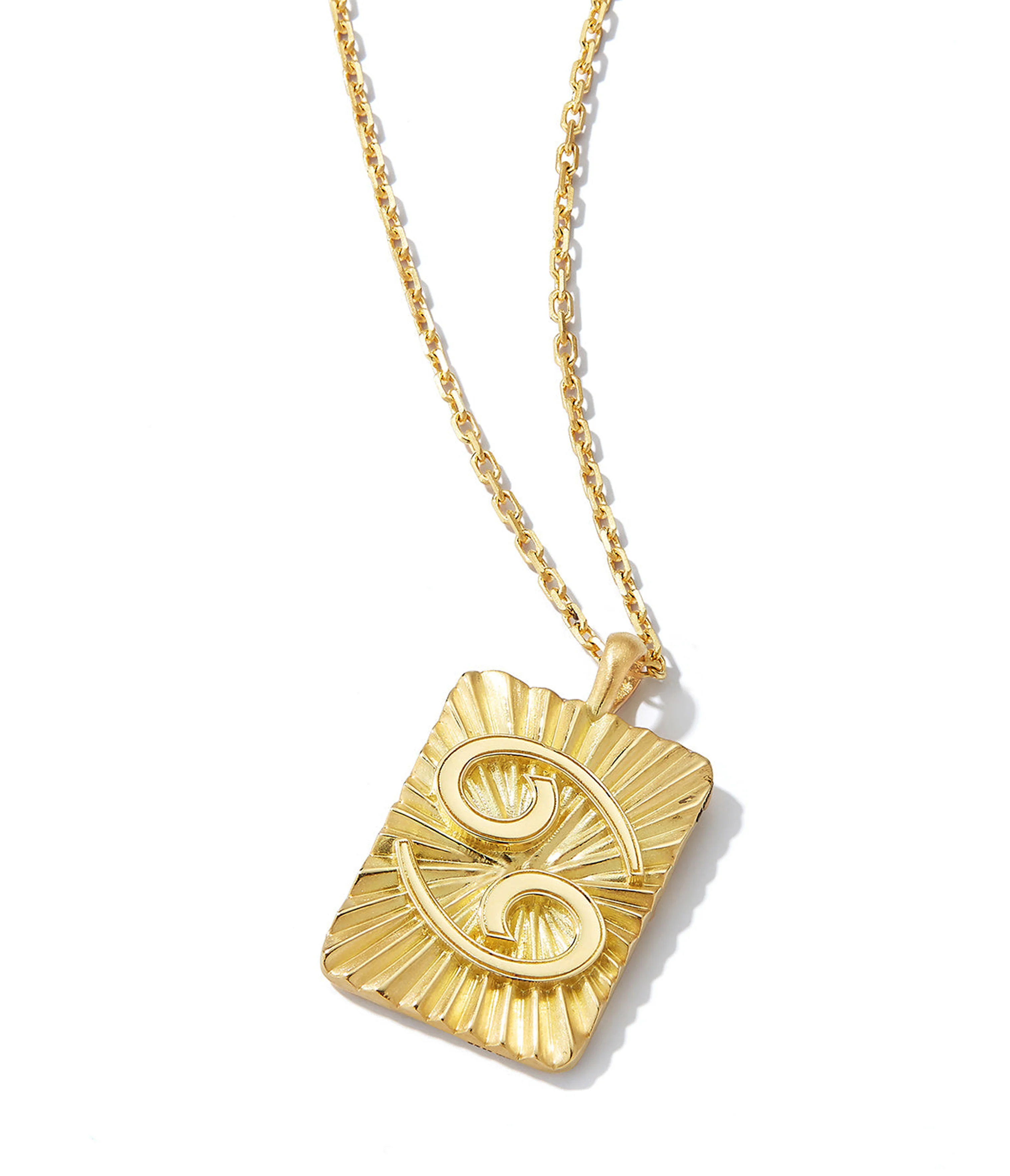 Cancer Zodiac Pendant Necklace - Image 3