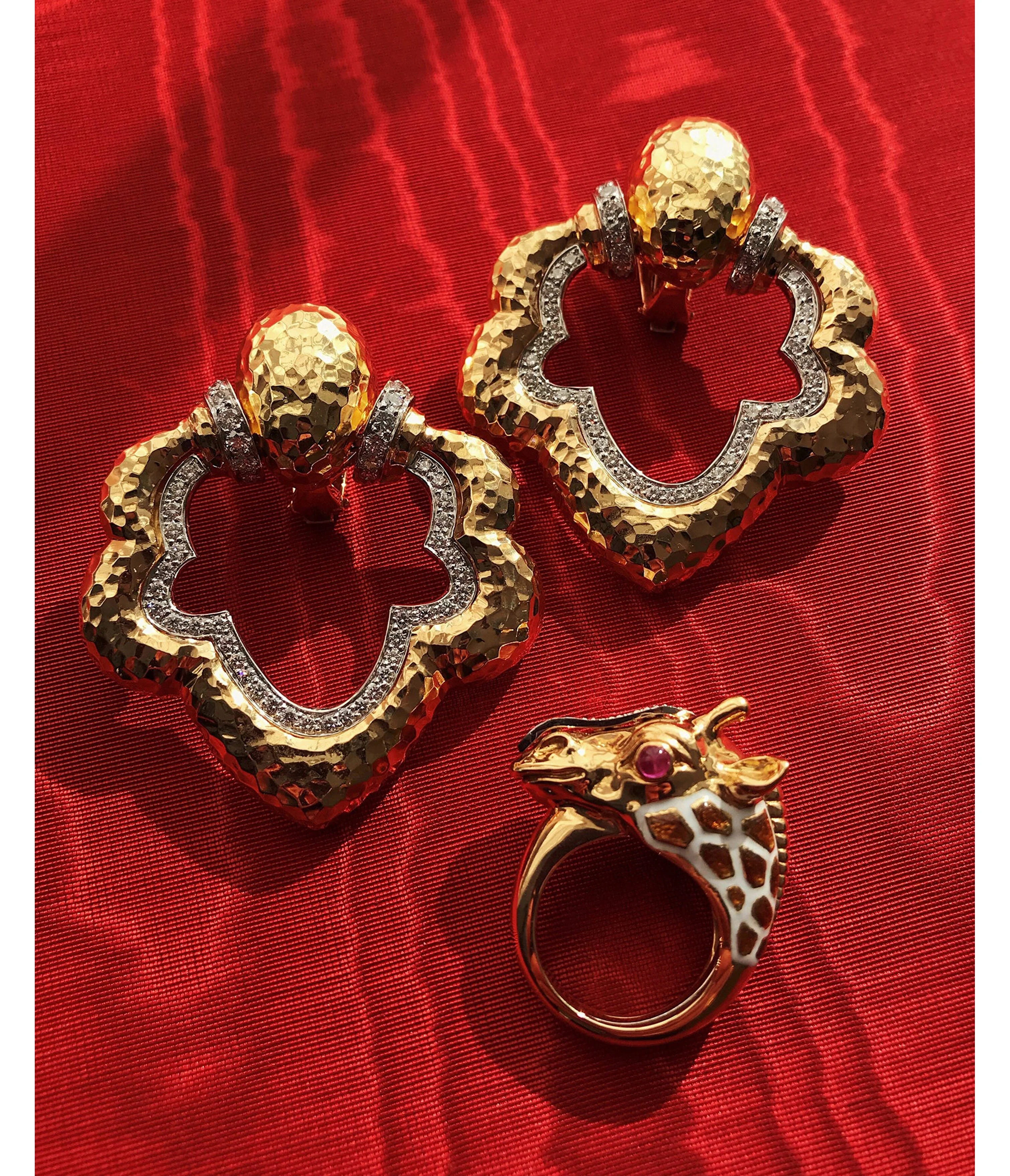 Gothic Doorknocker Earrings - Image 3