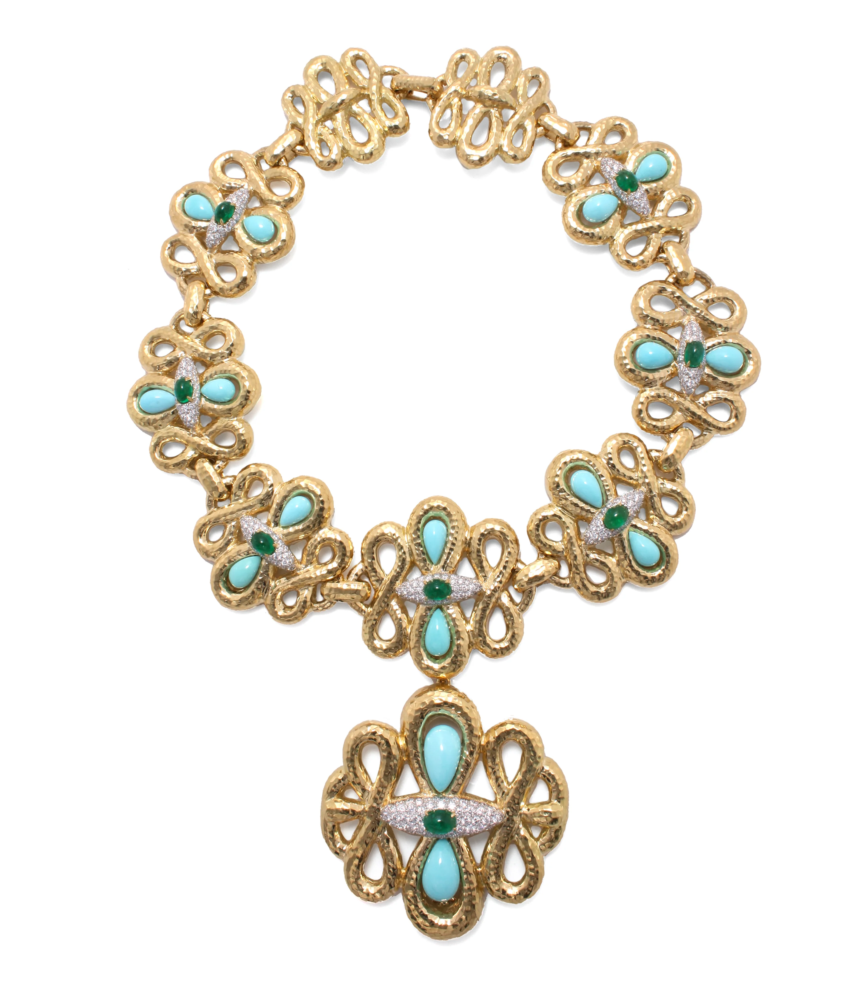 Infinity Collar with Pendant