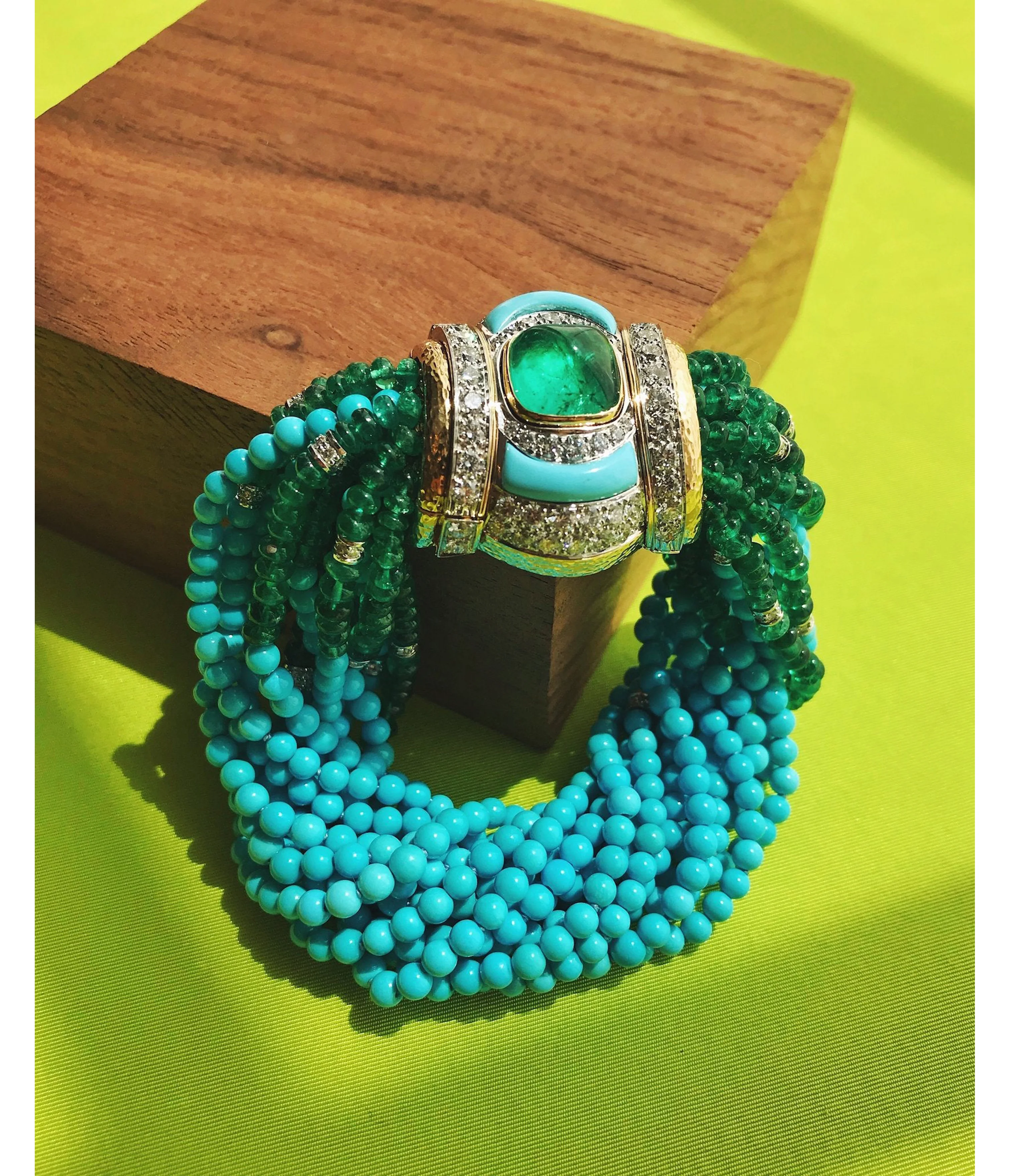 Khonsu Bracelet, Emerald - Image 2